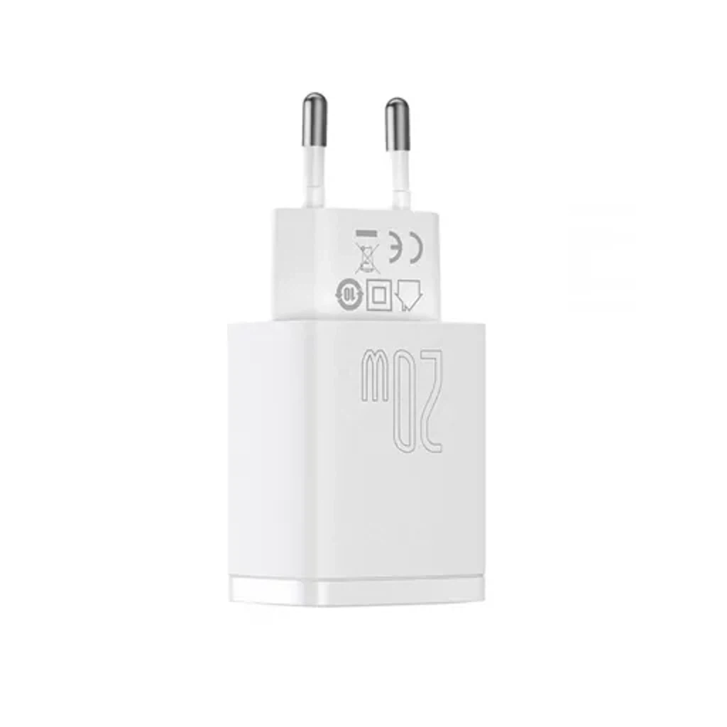 Сетевое зарядное Baseus Compact Quick Charger U+C 20W