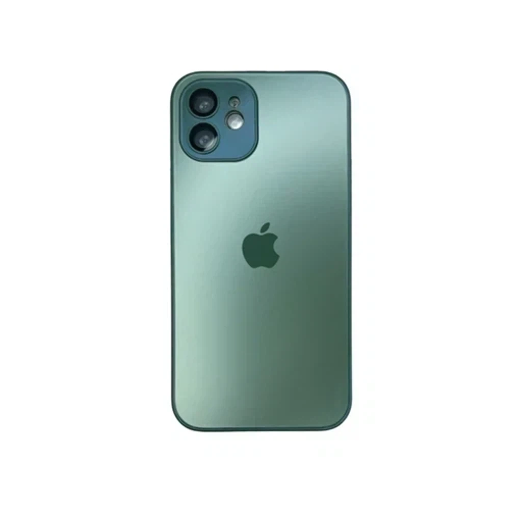 Стеклянный чехол AG Glass Case MagSafe с оригинальным логотипом для Apple iPhone 12