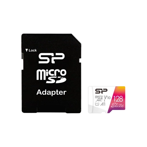 SILICON POWER 128GB Elite V10 MicroSDXC UHS-I A1, Class 10