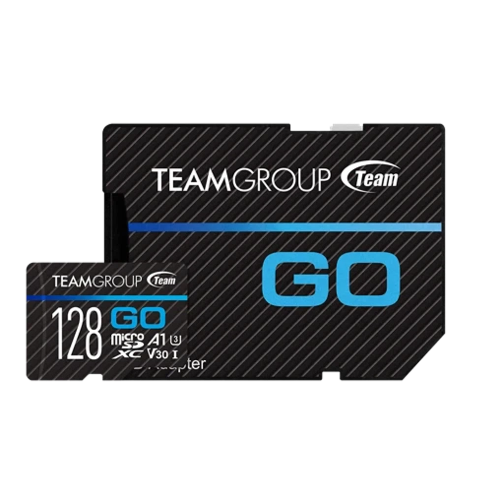 Карта памяти TEAM GROUP GO MICRO SDXC 128GB UHS-I U3 SPEED RETAIL W/1 Adapter