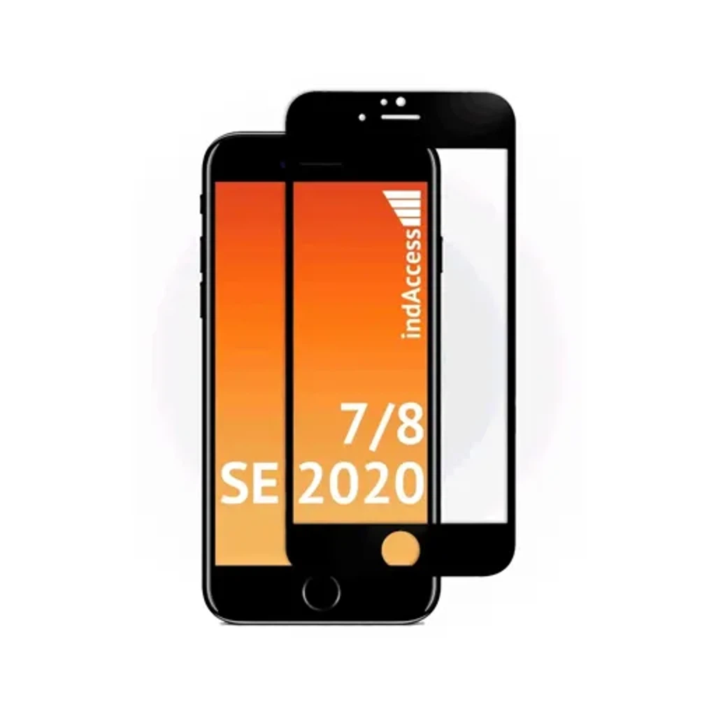 Стекло защитное для iPhone 7-8 (4,7″) -SE2020 (full glue, 9D черное)