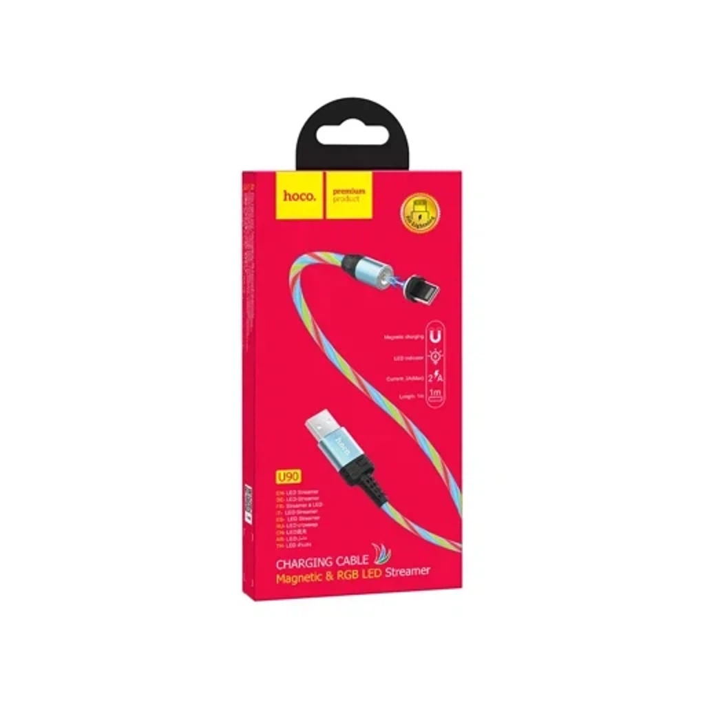 Кабель Hoco U90 Ingenious streamer USB - Lightning