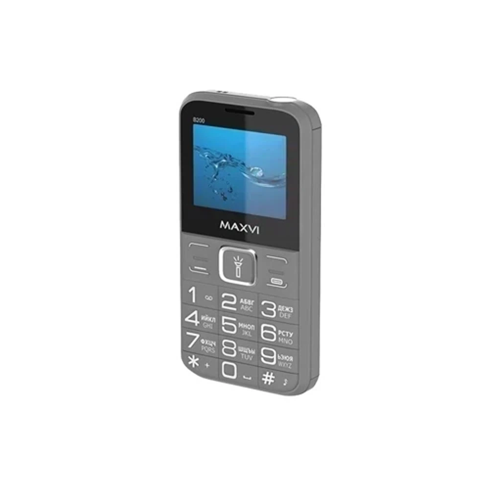 Кнопочный телефон Maxvi B200 (Gray)