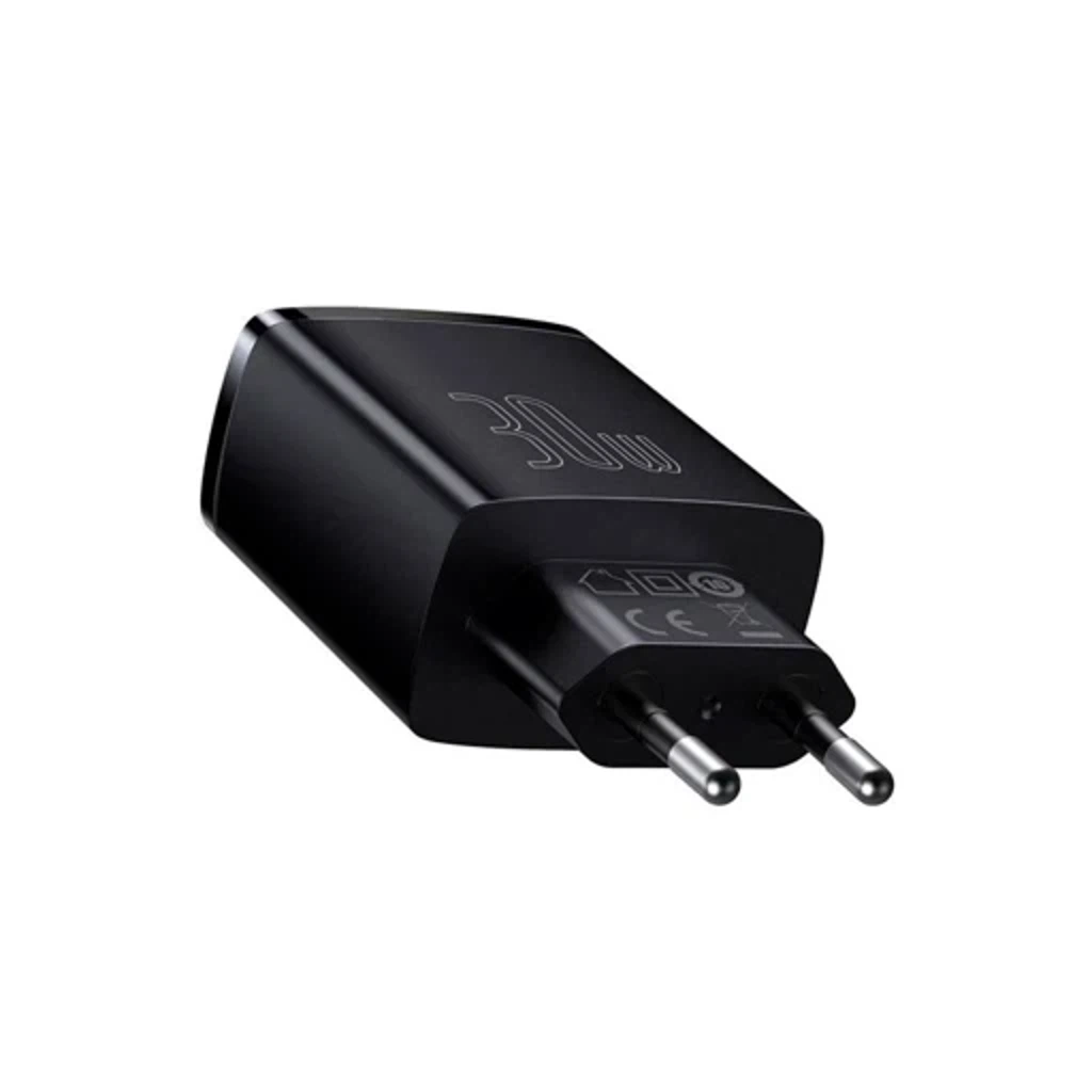 Сетевое зарядное Baseus Compact Quick Charger 2U+C 30W
