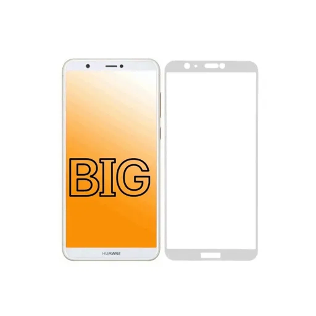 Защитное стекло для Huawei P Smart (full glue, 0.3 mm, белое)