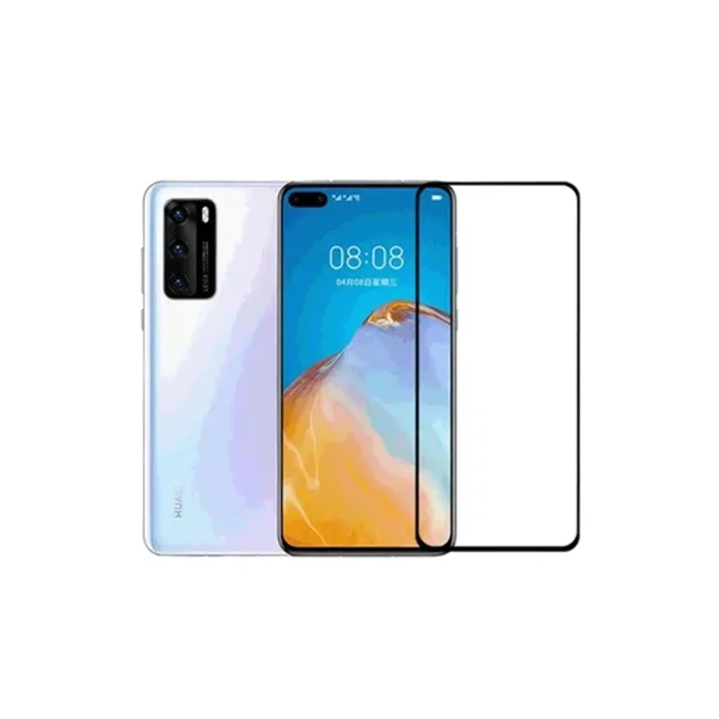 Защитное стекло для Huawei P40 (full glue, 0.3 mm, чёрное)