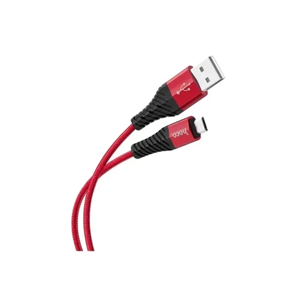 Дата-кабель Hoco X38 Micro Red