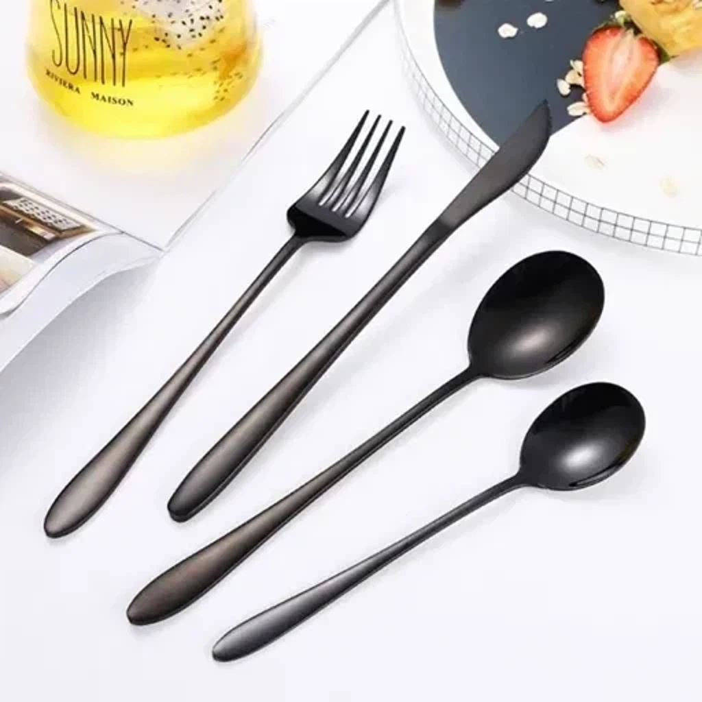 Набор столовых приборов Xiaomi Maison Maxx Stainless Steel Modern Flatware Set Black (YP-SKU 3000574)