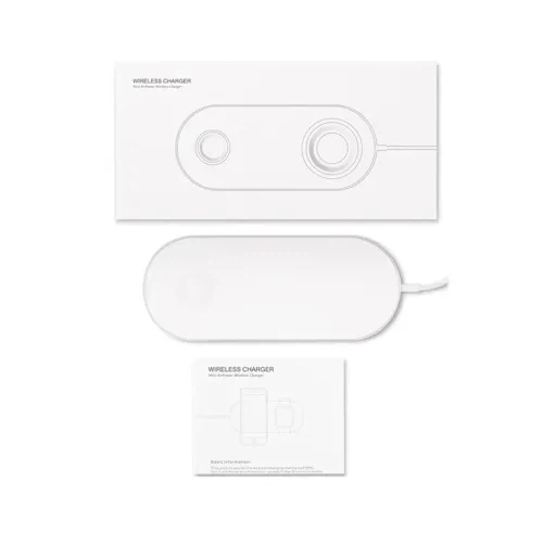 Беспроводная зарядка устройство-площадка Mini AirPower (iWatch-iPhone одновременно)